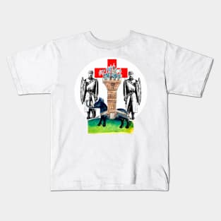 Traveling Warriors Holy Land 15th Century Kids T-Shirt